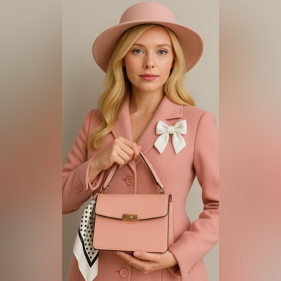 Marc Jacobs Pink 'The Downtown' Top Handle Bag - Picture 1 of 12